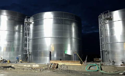 Fire Protection Tank in Germany