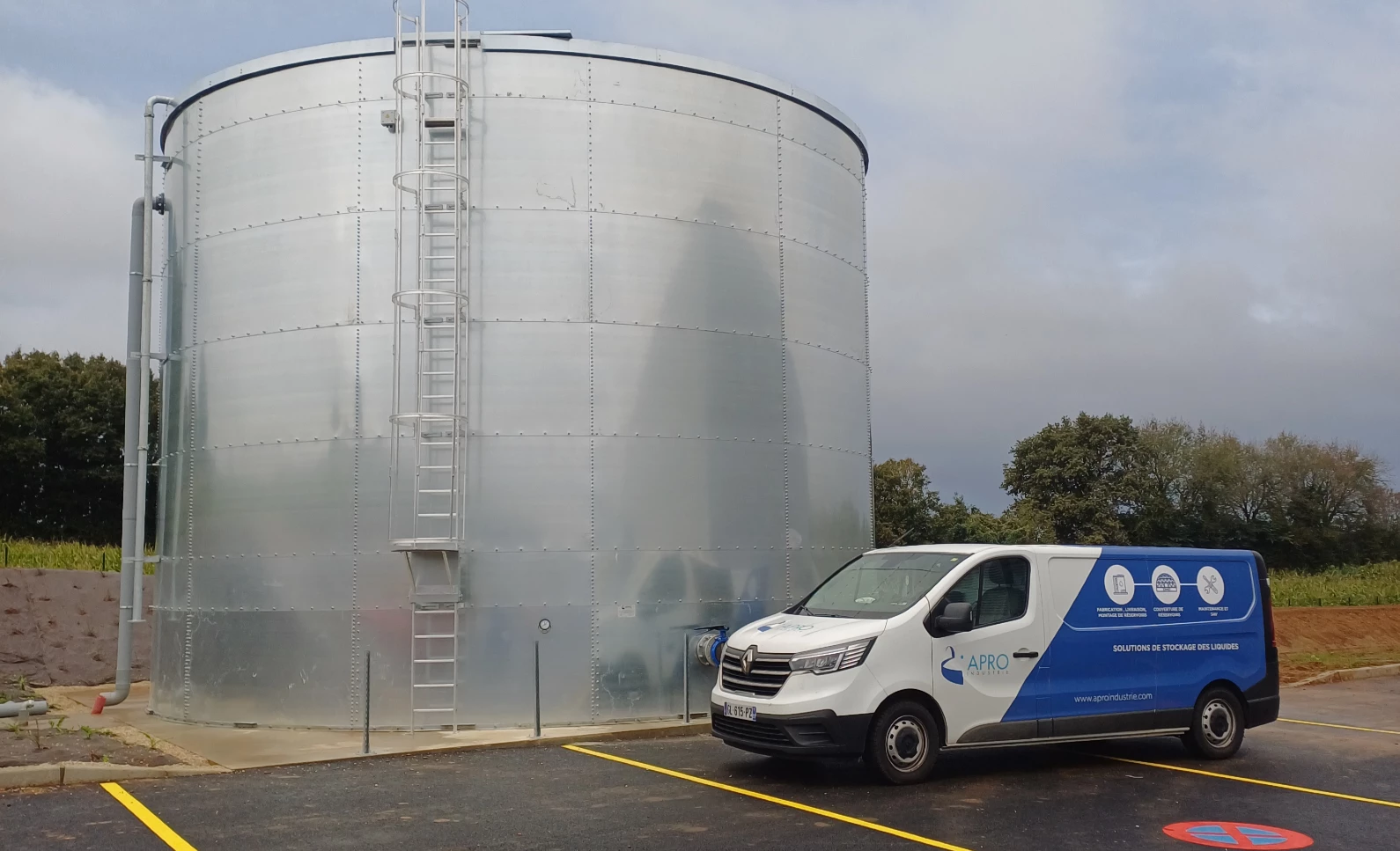 Two Special Risk Fire Protection Tanks