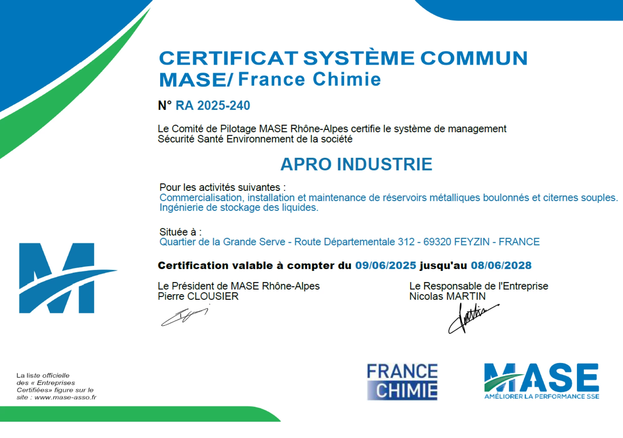 Health, Safety & CSR