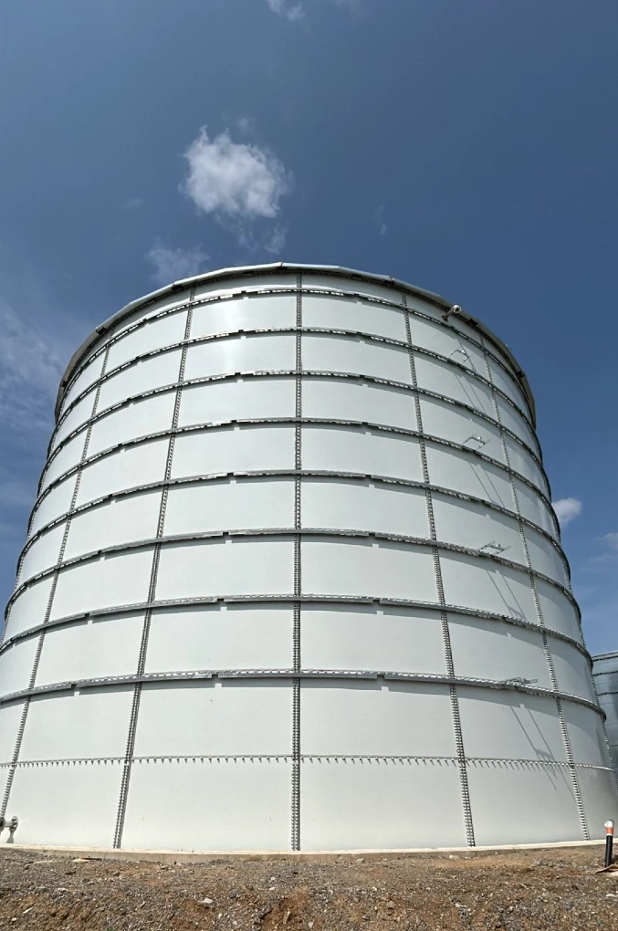 Bolted Epoxy-Coated Steel Tank for Treated Water Storage in Caudry, France