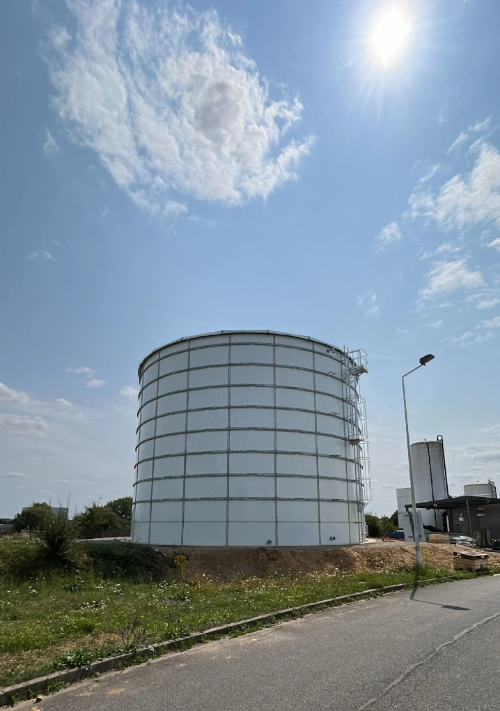 Bolted Epoxy-Coated Steel Tank for Treated Water Storage in Caudry, France