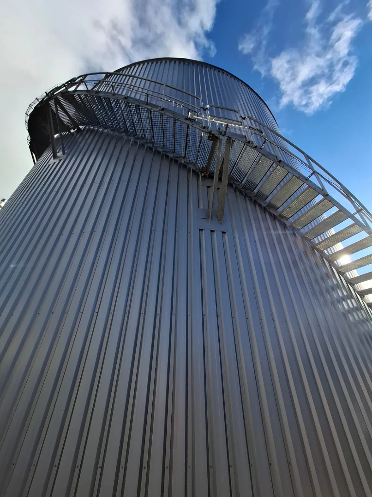 2400 m3 Steel Duplex Digester in Castres