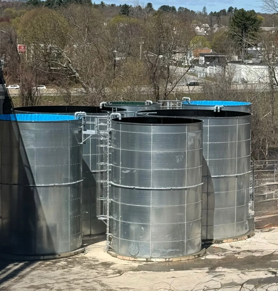 Galvanized steel tanks for solid-liquid separation in Manchester, USA