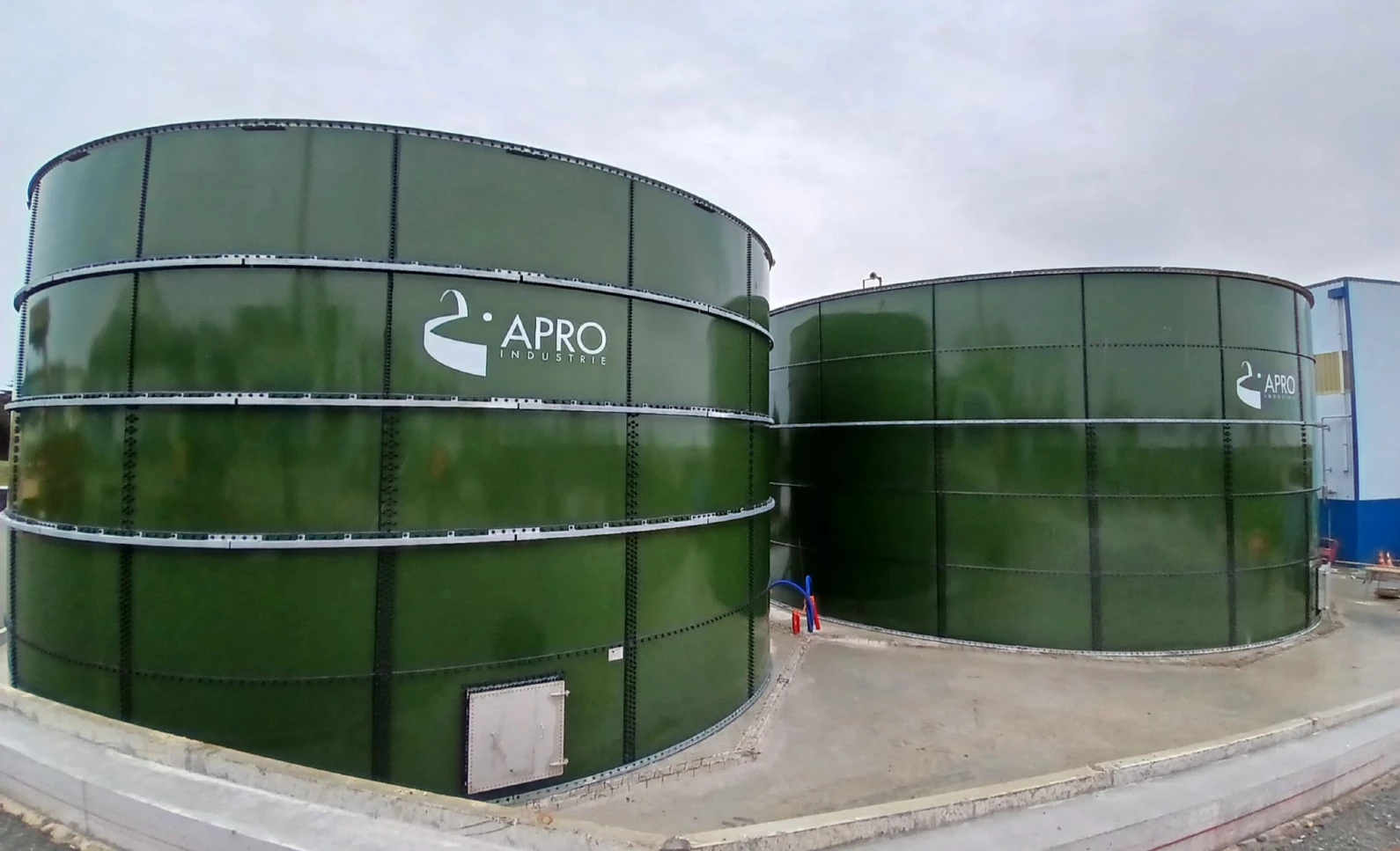 1000 m3 Glass-Fused-to-Steel Buffer Tank